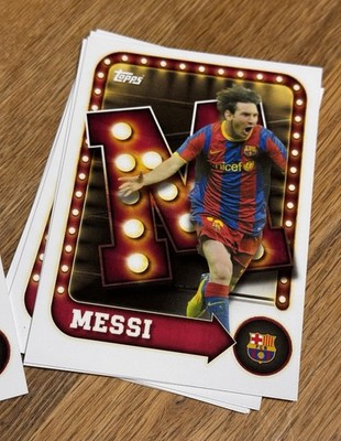 Topps 2025/26 - FC Barcelona Collector Tin - Lionel Messi - Name in Lights # 27