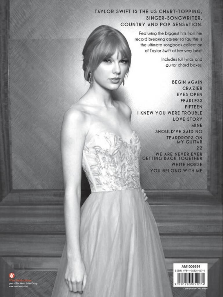 Best Of Taylor Swift Taylor Swift Book [Softcover] Piano, Vocal and Guitar Music