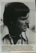 1976 Press Photo Former Dallas Cowboys football fullback, Walt Garrison