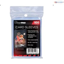 10 Packs of Acid-Free Soft Sleeves for Collectible Baseball & Sports Cards