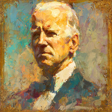 Joseph Biden Jr. Pop Art Print | President of America 24x24