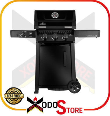 Gasgrill NAPOLEON Freestyle PRO FP 365 DSIB PK Schwarz 3 Brenner 52 x 46 cm