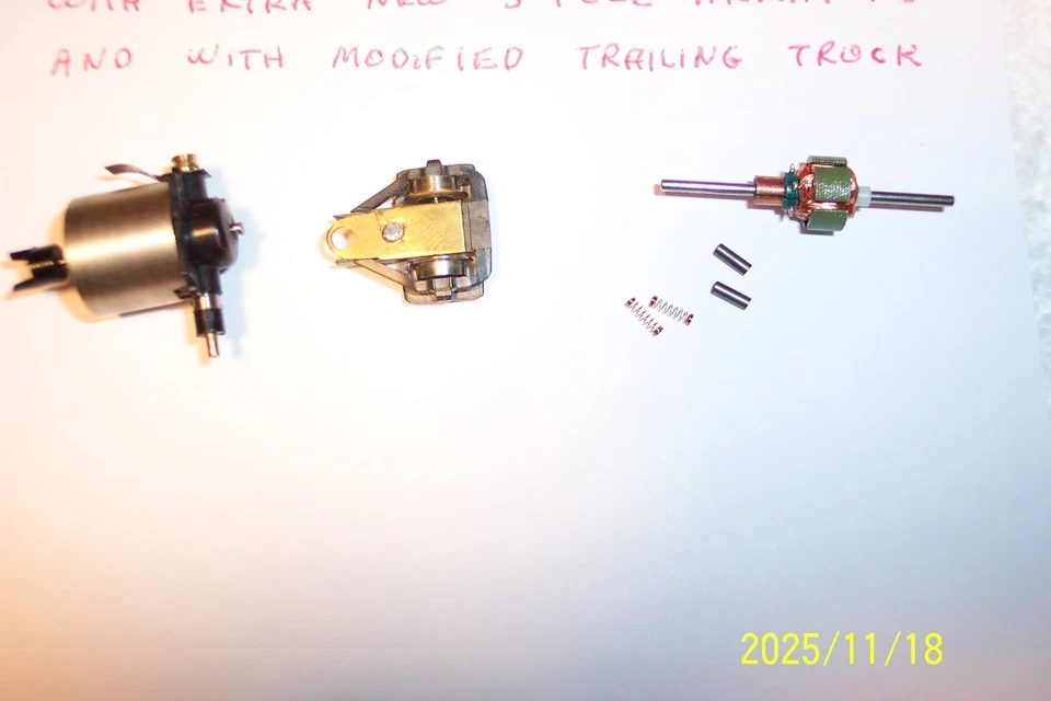 Atlas/RIVAROSSI 4-6-2 or 2-8-2 UPGRADED LOCOMOTIVE MOTOR , Used, N Scale - Image 3 of 4