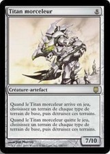 mtg magic Sundering Titan darksteel FRENCH vf fr Titan morceleur sombracier