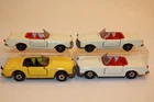 Four 1960s Matchbox Lesney Mercedes-Benz 230 SL Convertible Cars #27 PREMIUM LOT