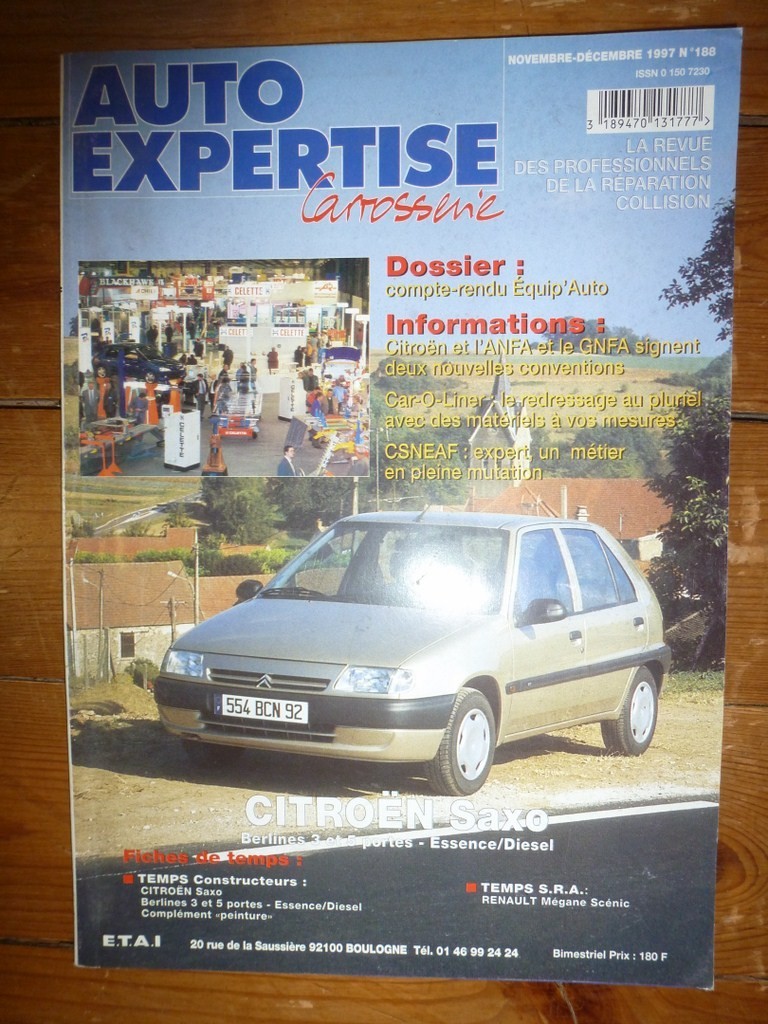 Revue Auto Expertise Citroen Saxo manuel reparation mecanique d'origine