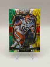 MYLES GARRETT 2025 SELECT PREMIER 156 YELLOW GREEN SHOCK PRIZM BROWNS SACK KING!