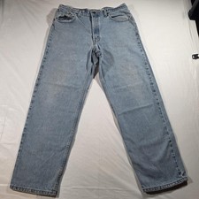 Levi's 550 Jeans Mens 36x30 Blue Relaxed Fit Tapered Denim Vintage Made In USA