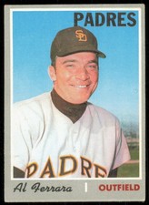 1970 TOPPS AL FERRARA SAN DIEGO PADRES #345 VG/EX