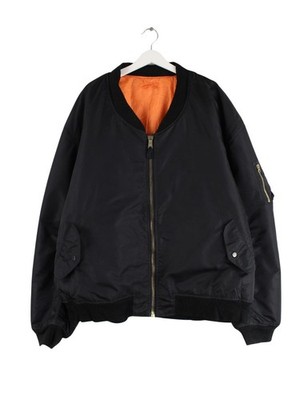 Vintage 00s MA-1 Bomber Jacke Schwarz 5XL Herren
