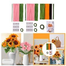 Pipe Cleaner Flower Wires Accessories Creative Ornament Elegant Flower Making