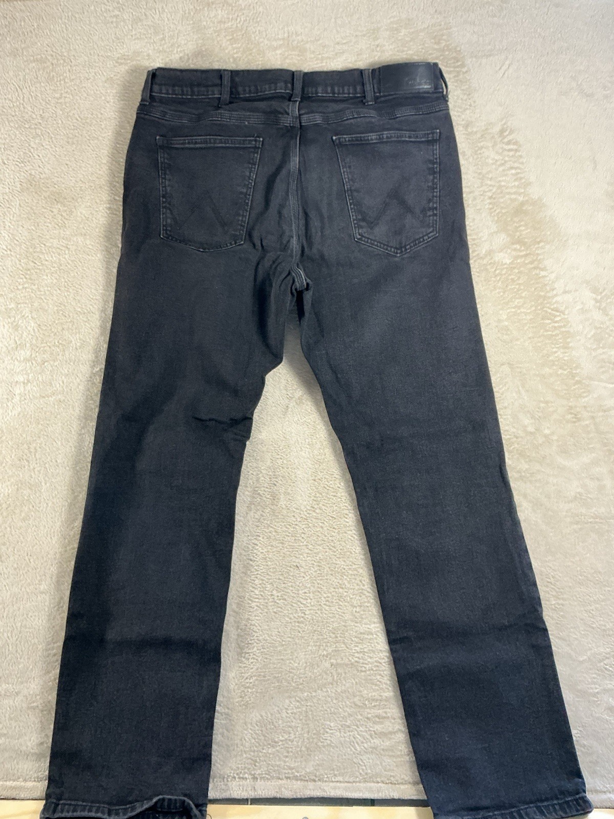 Mens Wrangler Denim Jeans Black W38 image 2