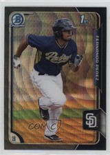 2015 Bowman Asia Exclusive Black Wave Refractor Fernando Perez #BCP9 c5r