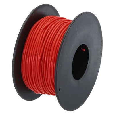 28 Gauge Silikon Draht 28AWG Elektrischer Draht Litze Anschlussrolle 30m Rot