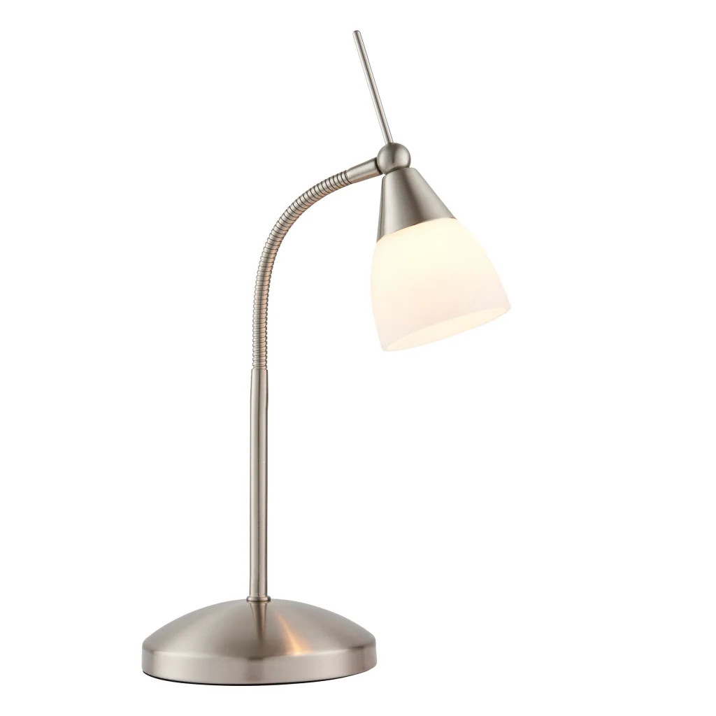 Desk Light Silver Range Touch Table Satin Chrome Endon 652-TLSC