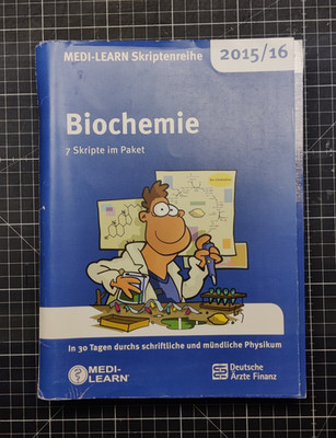 MEDI-LEARN Skriptenreihe Biochemie 2015   7 Skripte, ISBN 978-3-95658-011-6