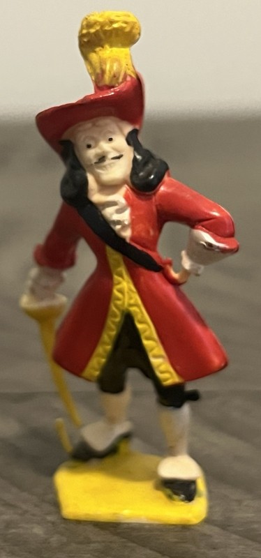 Vintage Disneykins Captain Hook Figurine Louis Marx & Co 1960’s Germany