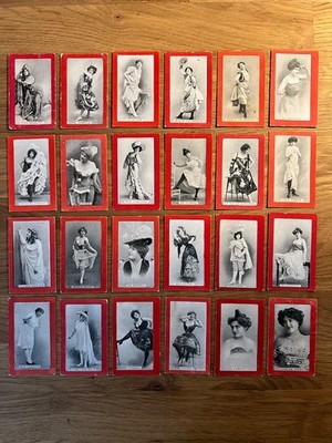 WILLS (ANDERE O/SEE) AUSGABE - Schauspielerinnen 1905 ALWICS (schwarz/rote Front) - Gruppe 2