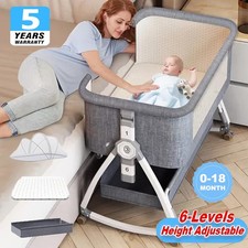 Baby Bedside Crib Sleeper Bassinet Safe Co-Sleeping Storage Bag Easy install UK