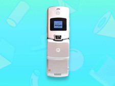 Vintage Y2K Motorola Razor Mobile Flip CellPhone. Works.