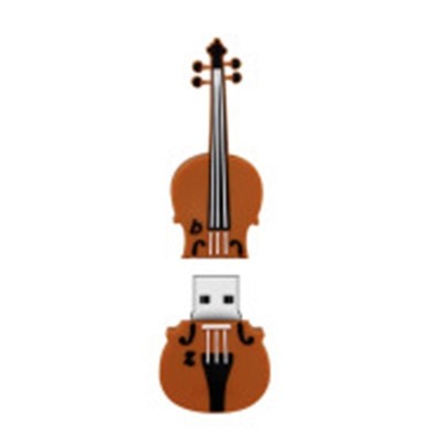 Chiavetta USB H-Customs A Forma Di Violoncello Nero – 8GB, 16GB, 32GB, 64GB – USB 2.0, Divertente