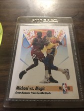 Michael vs. Magic. Skybox 1990-1991 NBA Finals! #333