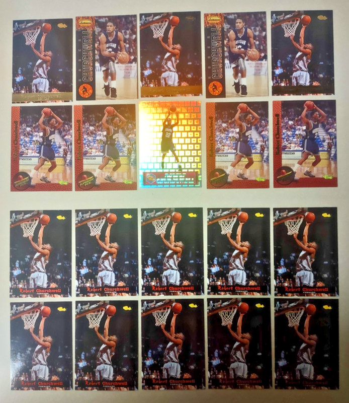 20 Card Lot of ROBERT CHURCHWELL ROOKIES!! Hoyas Collector Must Have! FREE S&H