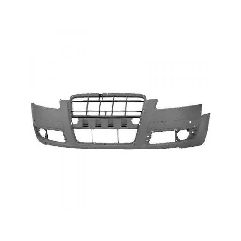 Pare-choc avant Audi A6 C6 phase 1 apprêté avec 4 trous pour capteurs PDC