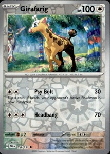 Girafarig 154/193 Paldea Evolved Reverse Holo Common