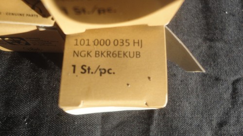 5 x GENUINE AUDI VW SPARK PLUGS 101000035HJ PASSAT V6 A4 A6 A8 SUPERB 30V - Picture 5 of 5