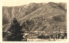 CLARK GRADE c1920 big bear lake ca real photo postcard rppc california antique
