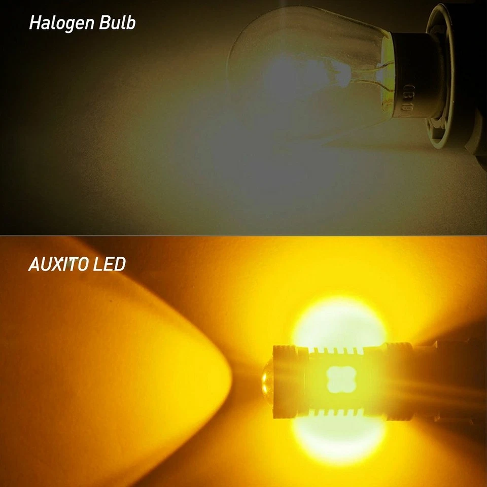 Luz LED para Honda Civic 2016-2020 intermitente delantero ámbar 7440 7443 7444 4300 k Foto 3 de 4