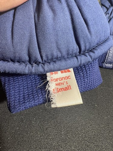 Vintage Saranac Gore-Tex Thinsulate Mittens Men’s Small Blue Insulated Ski Snow - Picture 5 of 11