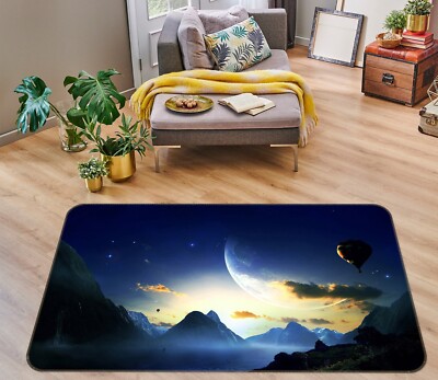 3D Planet Mountain O8308 Game Rug Mat Elegant Photo Carpet Mat Romy