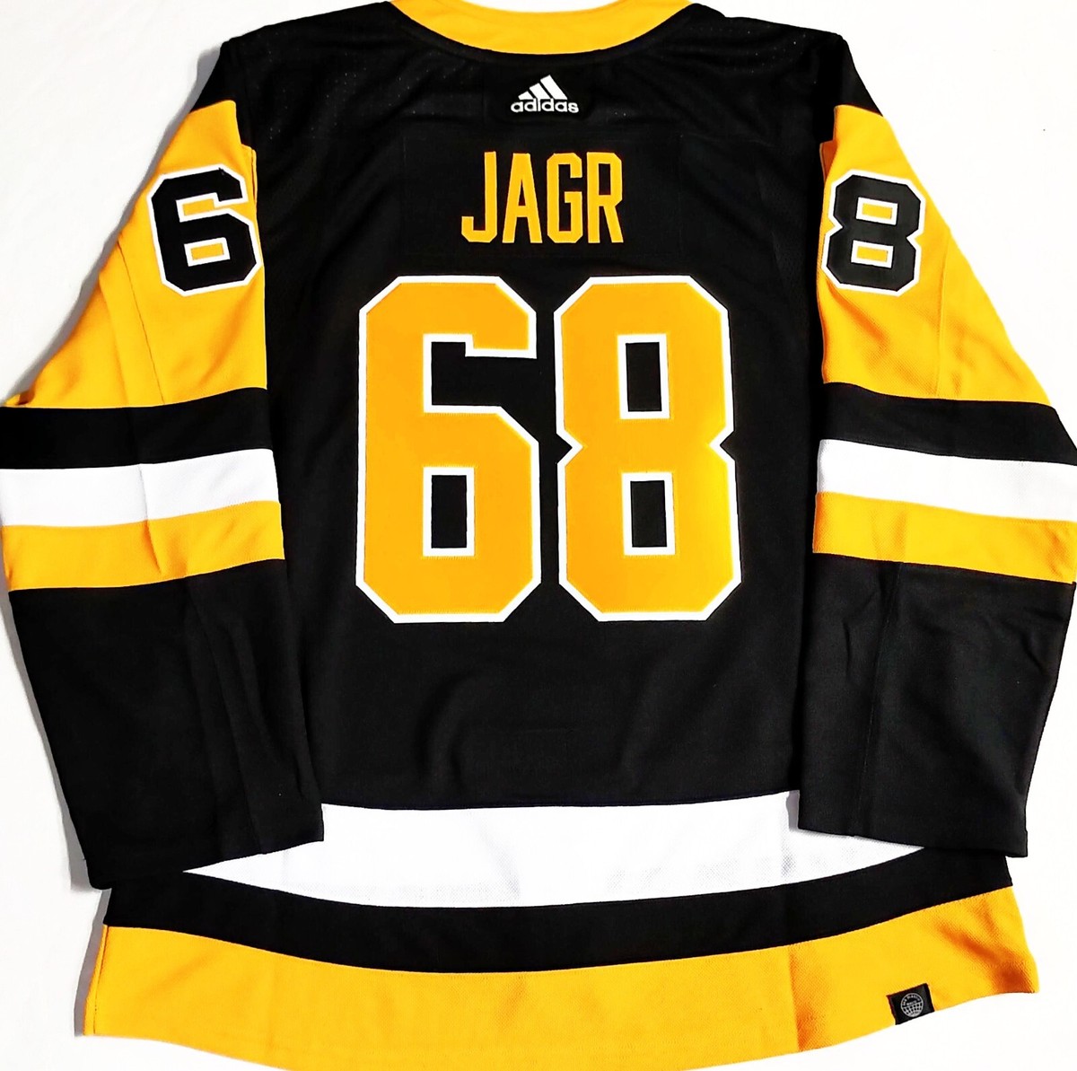 PRO-46 JAROMIR JAGR #68 RETIREMENT PITTSBURGH PENGUINS ADIDAS