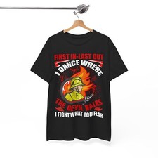 Image of Firefighter Devil Walker Tee - First In, Last Out