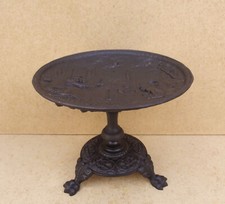 ancienne coupe vide poche sur pied douche en fonte décor à l'antique