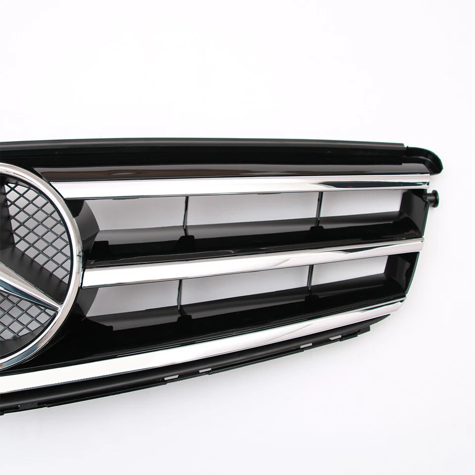 Sport Style Front Grille w/Star For Mercedes Benz 2008-2014 W204 C250 C300 C350 Foto 4 de 4