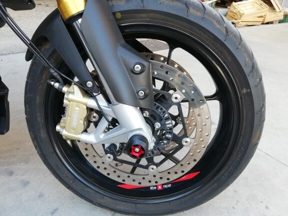 For KAWASAKI NINJA ZX 6R 10R Front & Rear Axle Crash Protector Wheel Fork Slider - Image 4 of 4