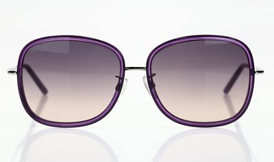 TOD'S Women's Purple 'TO9047' Rectangular Sunglasses 139663