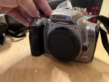 Canon DS6041 EOS Digital Rebel DSLR Silver Camera Body only Untested