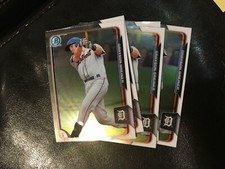 2015 Bowman Chrome BCP245 Grayson Greiner 7 count lot Detroit Tigers