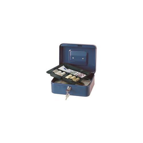 Q-Connect Cash Box 8 Inch Blue KF02623 - Cartridge People