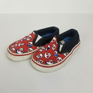 red white and blue canvas shoes