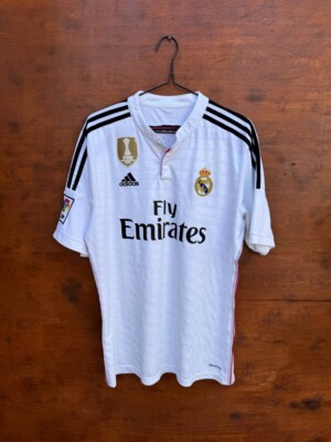 REAL MADRID 2014/2015 HOME FOOTBALL SHIRT JERSEY ADIDAS SIZE L #4