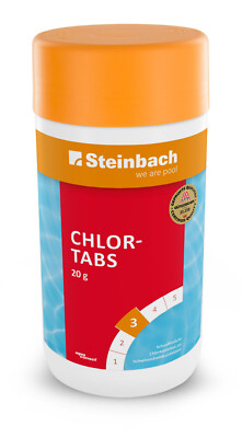 Steinbach Chlor Poolpflege Pool Desinfektion / Chlortabs 20 g / 1 kg