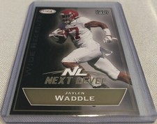 2021 Sage Hit Football Jaylen Waddle Alabama Crimson Tide Next Level Gold Rookie
