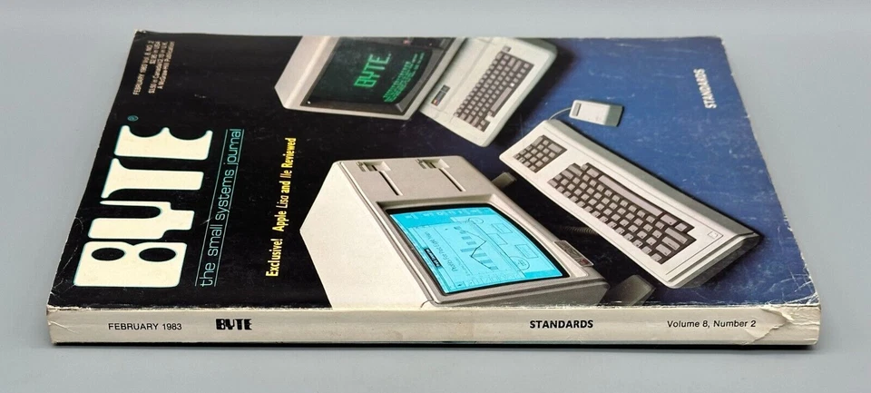BYTE Magazine February 1983 RARE Vintage Computer Magazine with Inserts Apple! - Image 2 of 4