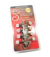 Grover Pearloid Button Vintage "F" Style Mandolin Tuners/Tuning Pegs 409FVN