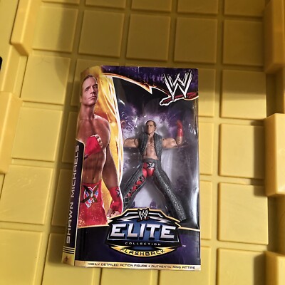 WWE Elite Collection Flashback Shawn Michaels Wrestle Mania 14 Figure HBK 2013